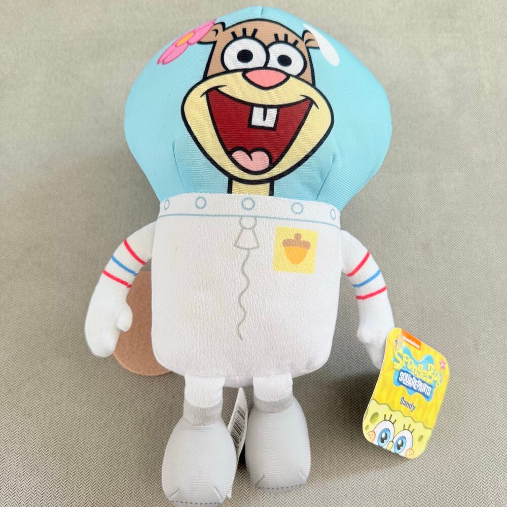 SpongeBob SquarePants Sandy Cheeks 12" Plush Just Play Nickelodeon 2024 NWT